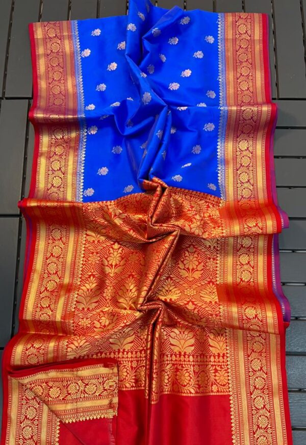 Banarasi Maheshwari silk saree - Image 2