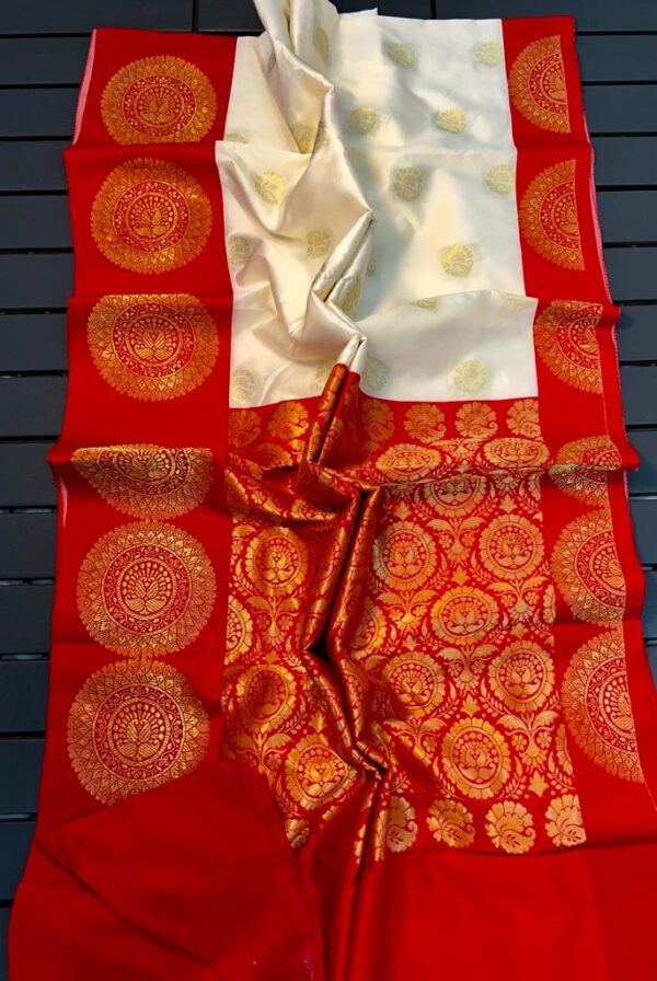 Banarasi Maheshwari silk saree - Image 4