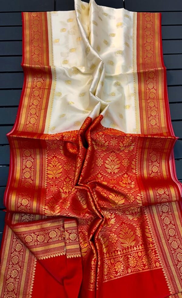 Banarasi Maheshwari silk saree - Image 13