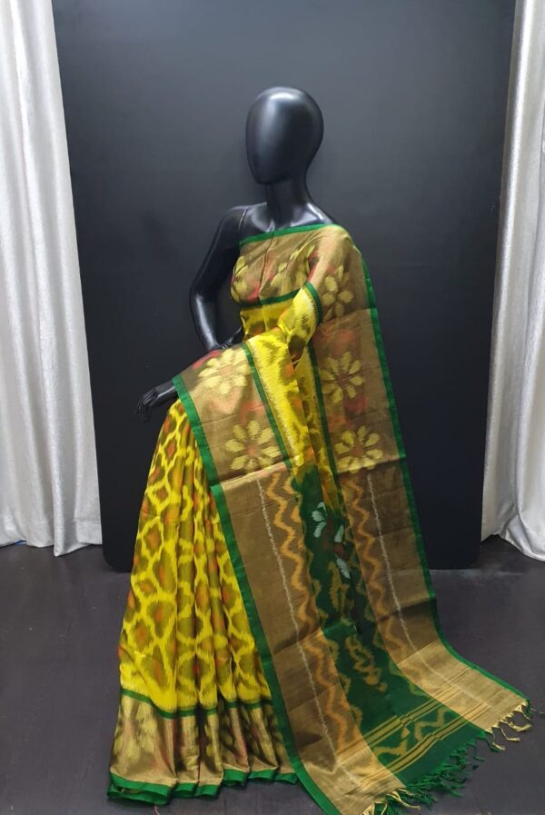 Sico saree ikkat design