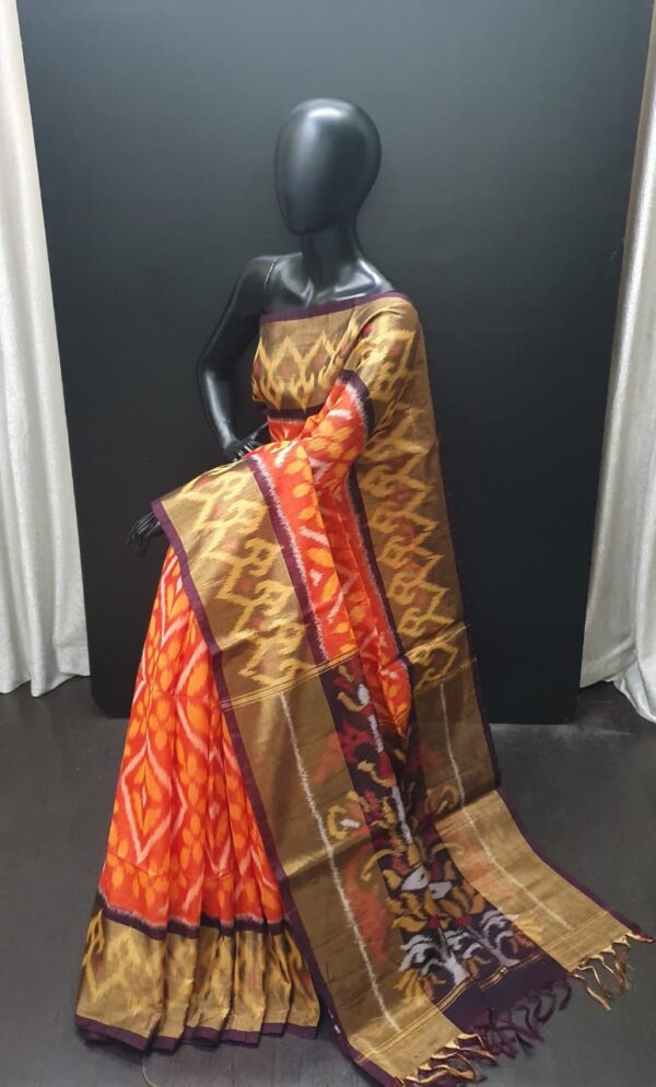 Sico saree ikkat design - Image 5