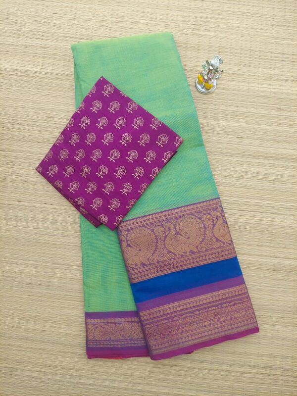 80 Count Chettinad cotton saree - Image 5